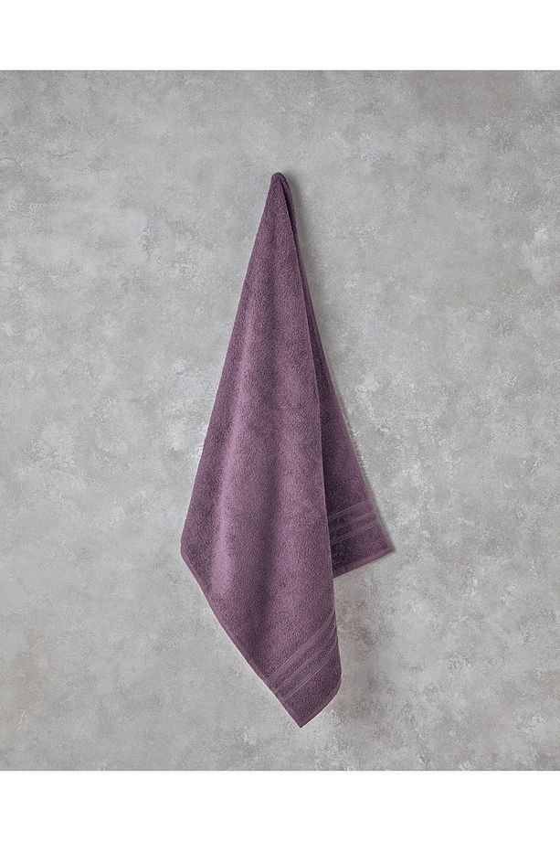 Pure Basic Banyo Havlusu 70x140 Cm Koyu Mor - 1