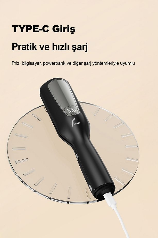 Yeni Nesil Saç Kırığı Kırık Alma Makinesi 2 In 1 Negatif Iyon Teknolojili Lcd Ekran Kablosuz - 5