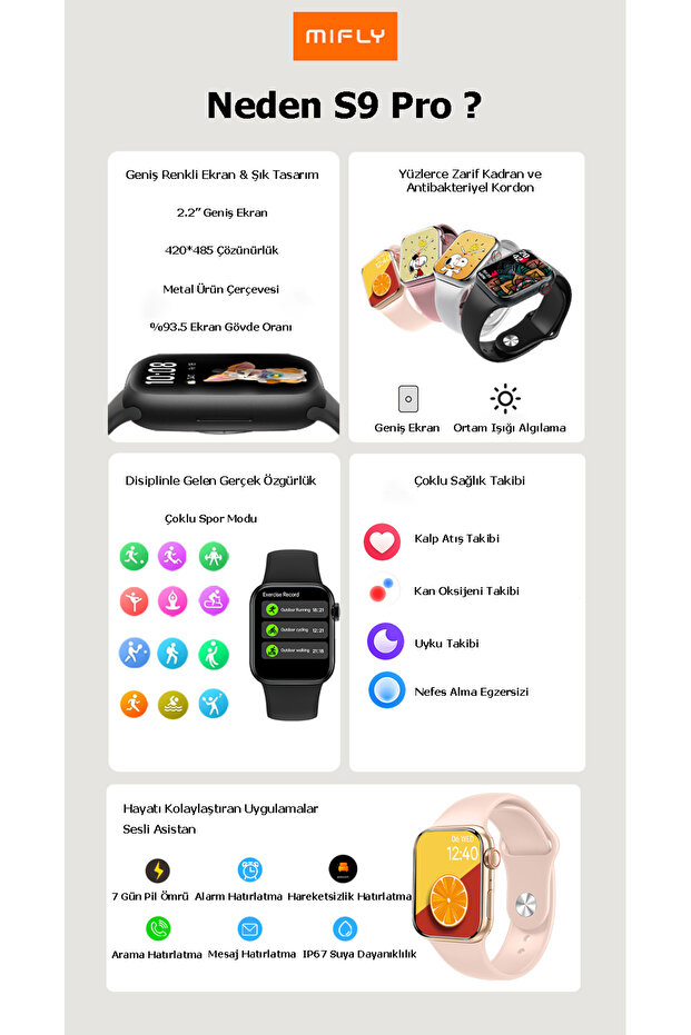 S9 Pro Akıllı Saat - 9