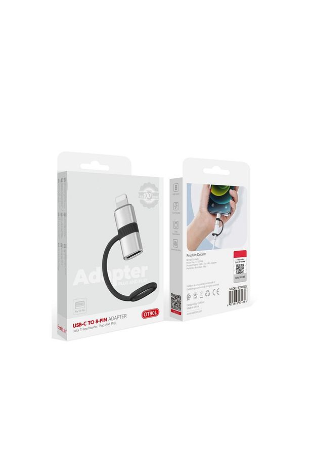 Lightning to Type C Çevirici USB C to 8 Pin Tak Çalıştır Adaptör OT90L - 5