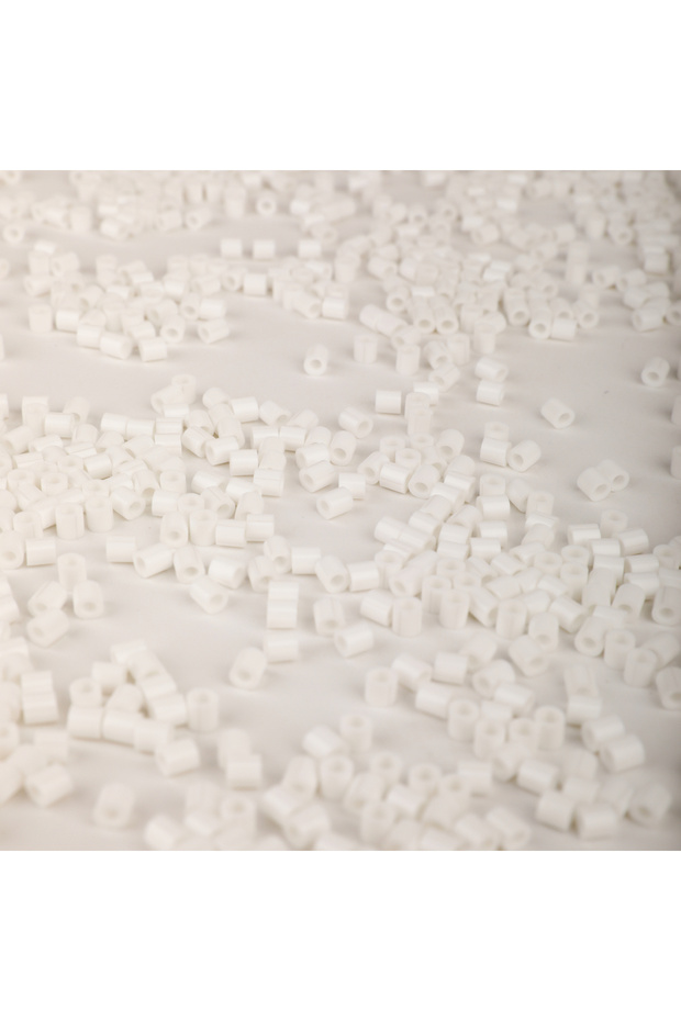 3000 قطعة من خرز ميدي باللون الأبيض | خرز مناسب لخوارزميات وطريقة التفكير البرمجية - 3