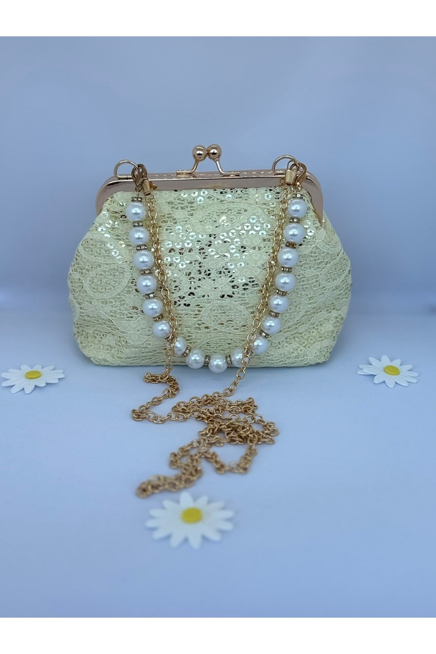 İNCİLİ SİMLİ ÇANTA - 7