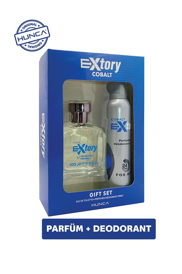 Cobalt Erkek Parfüm Seti ( Edt Parfüm 100 ml Deodorant 150 ml ) - 1