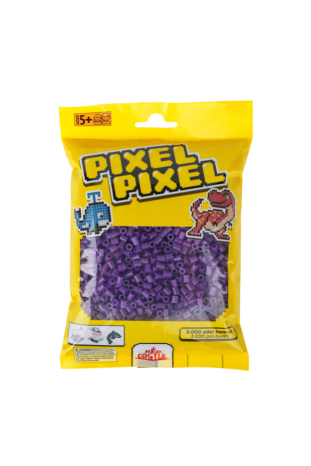 3000 قطعة من خرز ميدي باللون الأرجواني | خرز مناسب لخوارزميات وطريقة التفكير البرمجية - 1