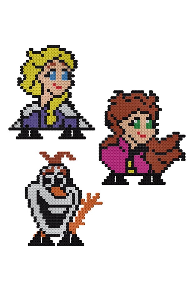 خرز ديزني فروزن الملون 2000 قطعة | نشاط لتعلم الأنظمة القائمة على التعرف على النمط والترميز - 4