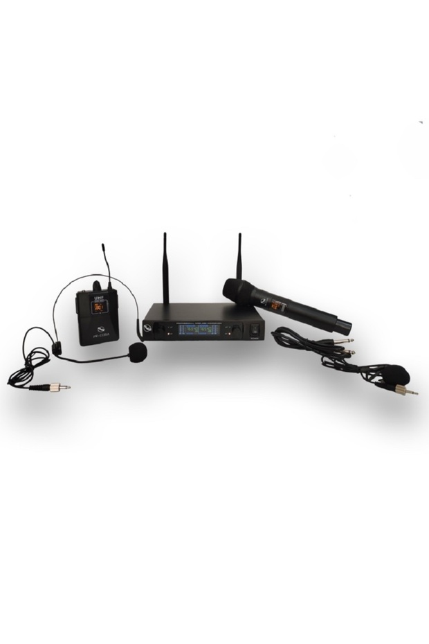 Pw-u150a Ey Kablosuz Uhf Mikrofon Seti | El Yaka Kafa Mikrofonu - 1