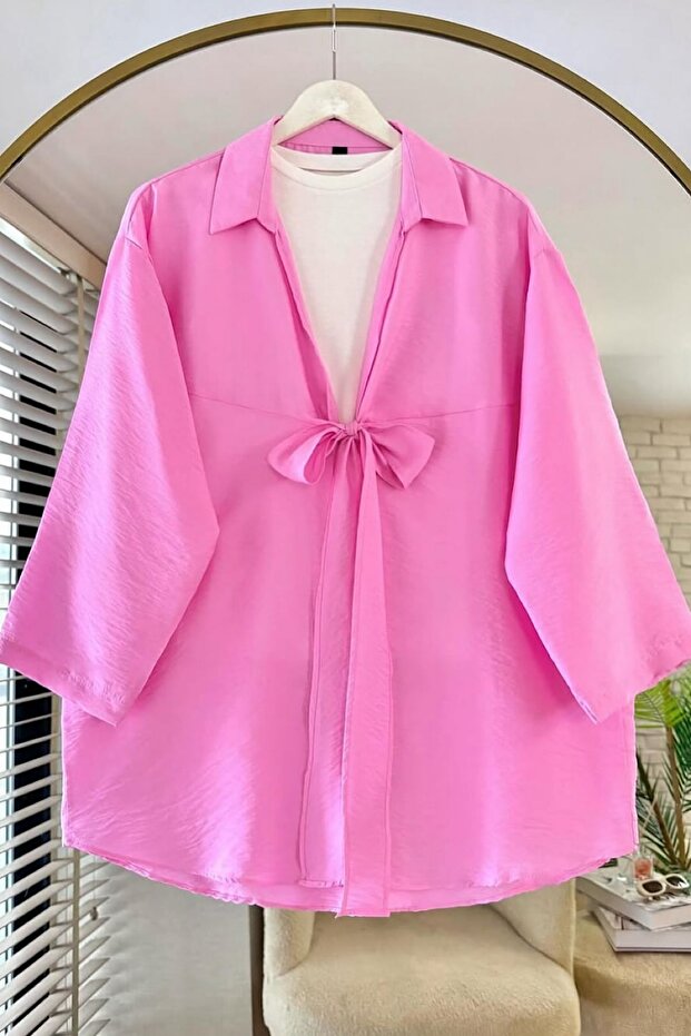 Women's Bow Tie Shirt Collar Hijab Kimono Mannequin Height:1.67 Kg:62
