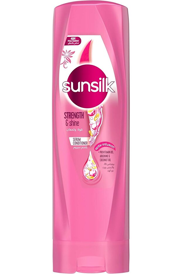 Conditioner Shine Strength 350ml(PINK) --- صانسيلك بلسم قوة ولمعان 350مل وردي