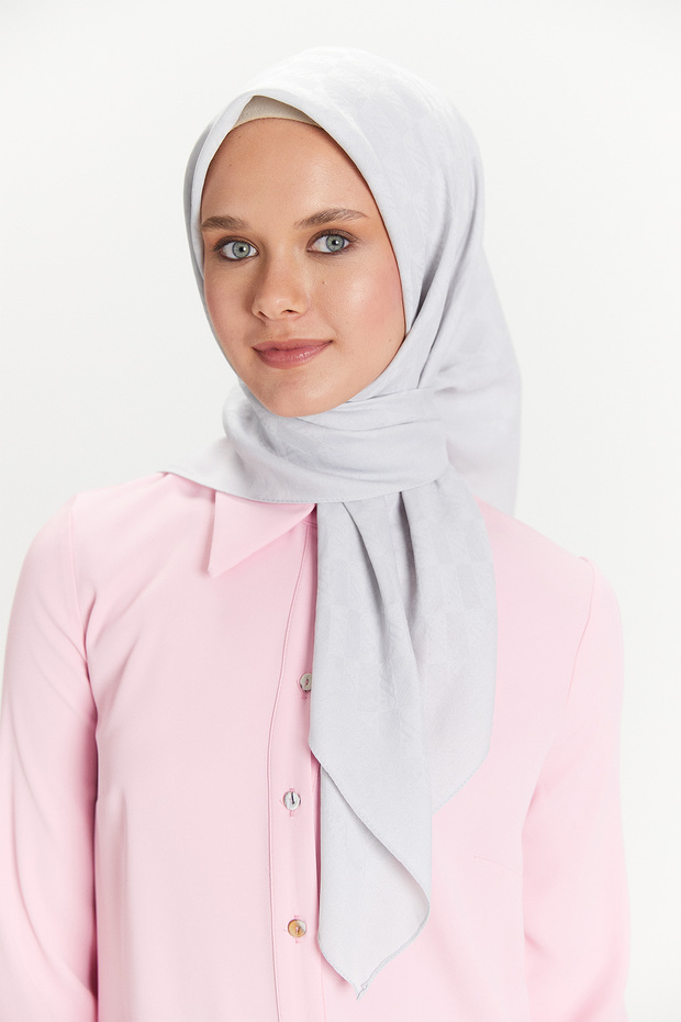 SS Logolu Monogram Eşarp - 5