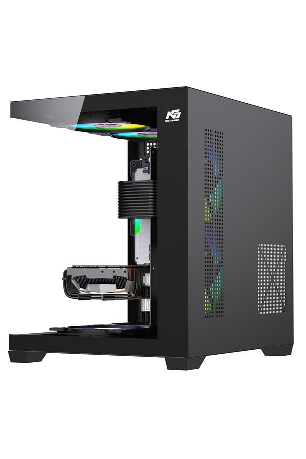 Orion Cube 5x Tuştan Değişen RGB Fanlı M-Atx Boş Bilgisayar Kasası Siyah - 5