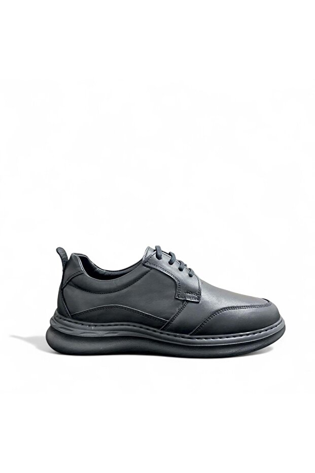 Men's Leather Comfort Casual Shoes 251103 - Black - 40