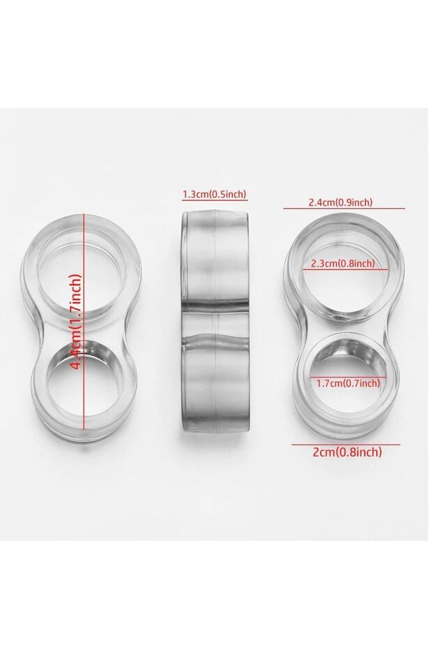 Oem Şeffaf Silikon Kapı Durdurucu Tutucu Pencere Kolu Stoperi Kapı Tamponu ( 4 Adet ) - 7