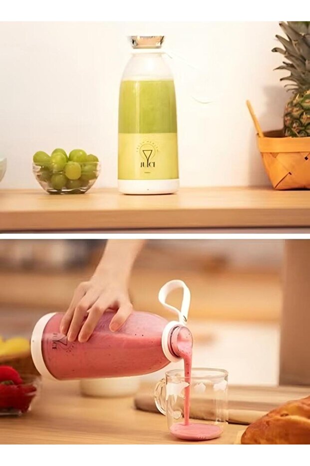 500ml Portable Mini Blender For Fresh Juice Smoothies Shakes - 6