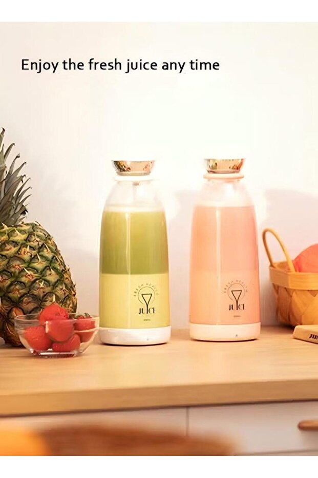 500ml Portable Mini Blender For Fresh Juice Smoothies Shakes - 7