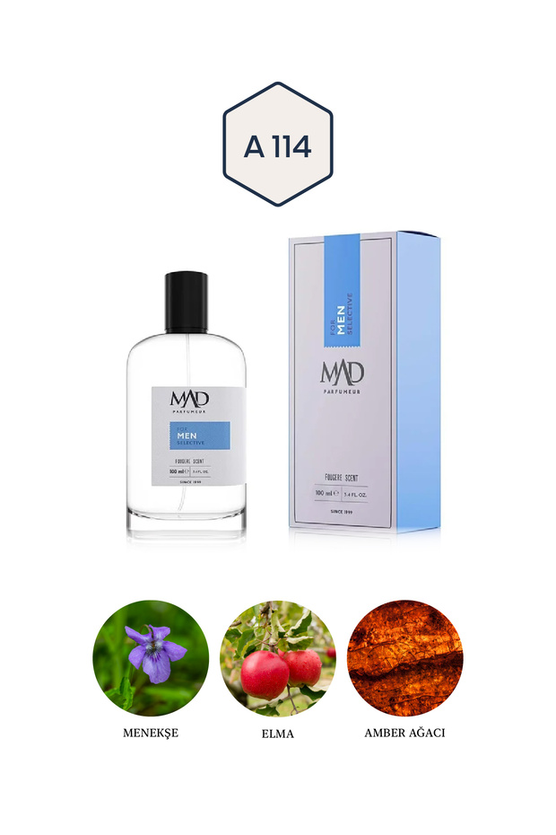 Mad A114 Selective 100 ml Erkek Parfüm - 1