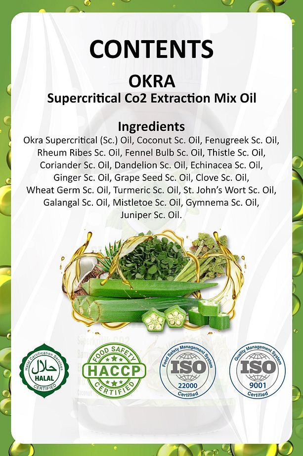 Bamya Süperkritik Mix Yağı 50 ml (OKRA SUPERCRİTİCAL MİX OİL) - 4