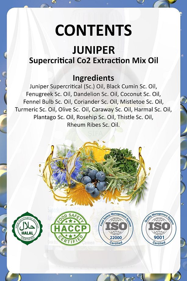 Ardıç Süperkritik Mix Yağı 50 ml (JUNİPER SUPERCRİTİCAL MİX OİL) - 4
