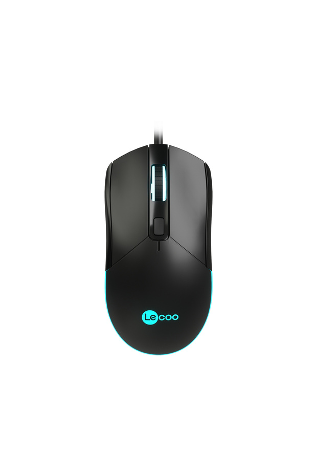 Ms120 Usb Kablolu 2400dpı 4 Tuşlu Rgb Led Aydınlatmalı Optik Gaming Optik Mouse Siyah - 1