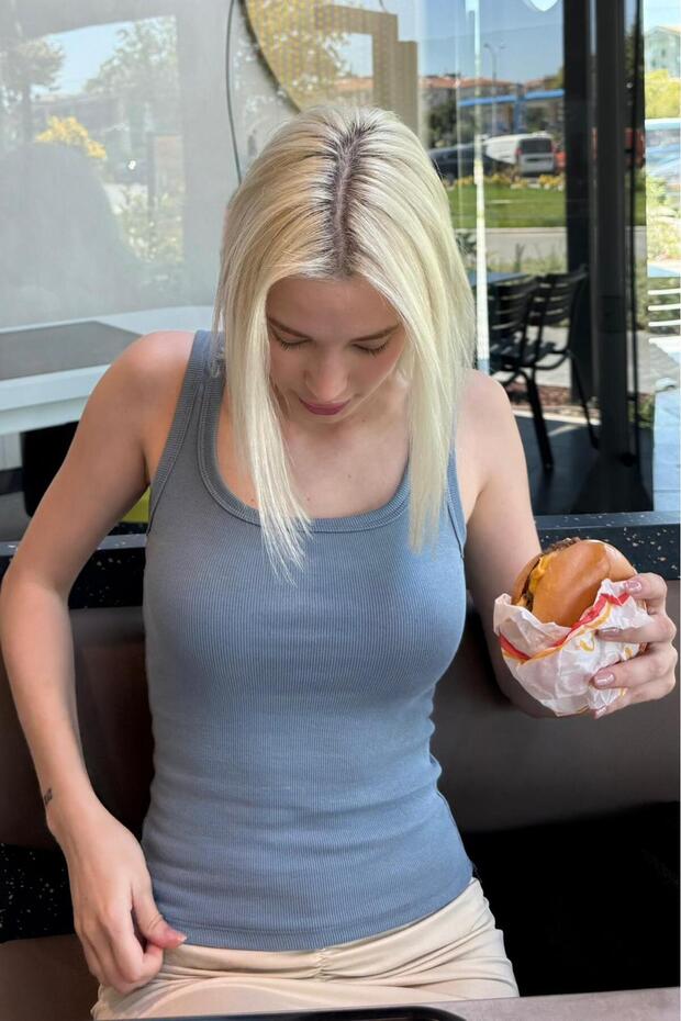 Indigo Ribbed Look Strap Basic Undershirt Mg2057 - 3