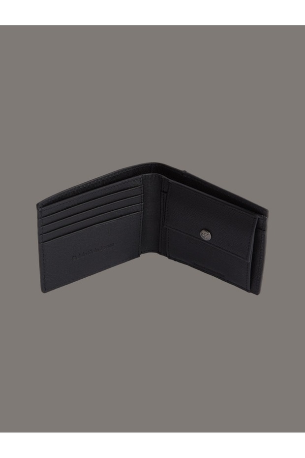 Siyah Erkek Deri Cüzdan MATTE BILLFOLD W/COIN - 4