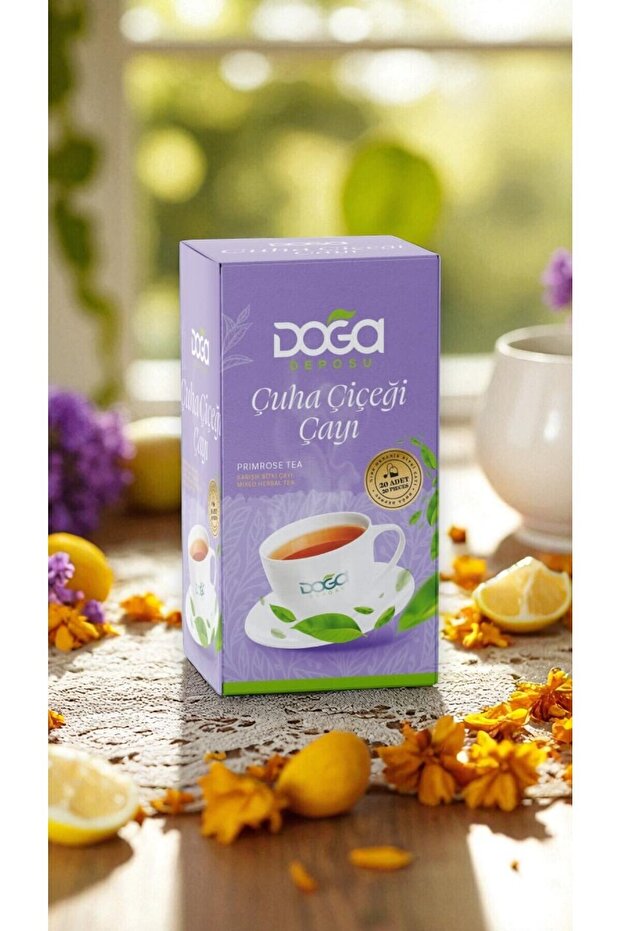 Evening Primrose Tea - Natural Herbal Tea, Hormone Balance and Stress Reducer, 20-Pack Bag Tea - 1