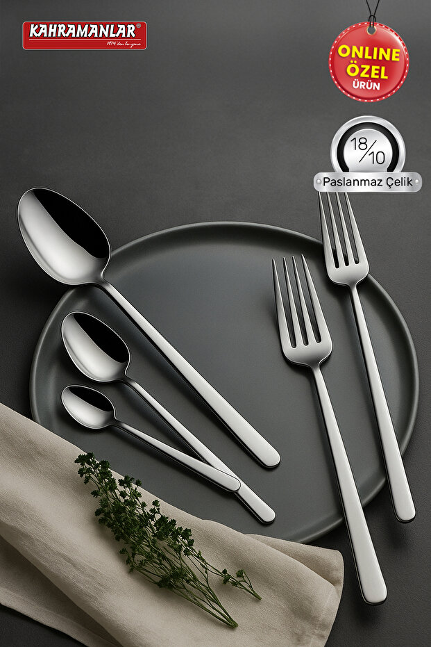طقم ملاعق شوكة من ليليوم 60 قطعة