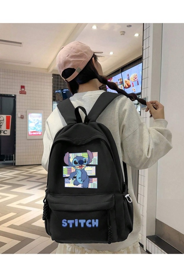 Stitch Printed School, Classroom, Course Backpack