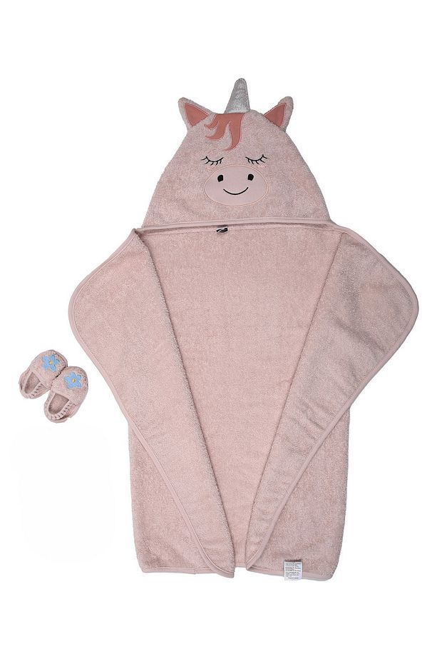 Unicorn Havlu Kundak Terlik Seti - 3