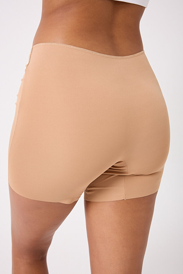 Yüksek Bel Lazer Kesim Boxer Hayalet Boxer - 7