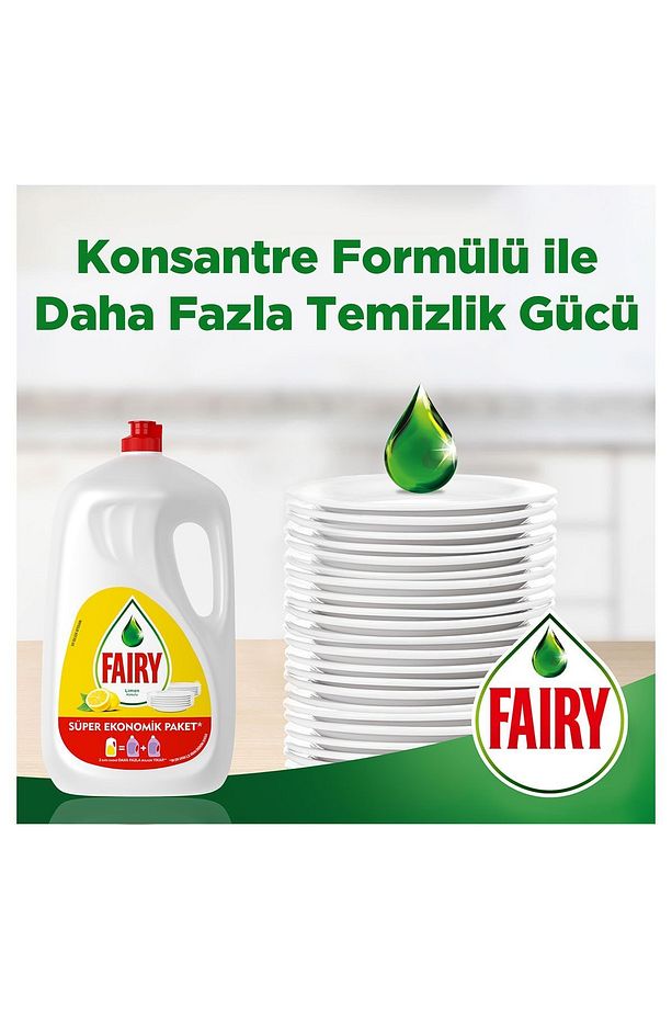 5200 ml ( 2 X 2600 Ml) Limon Sıvı Bulaşık Deterjanı - 5