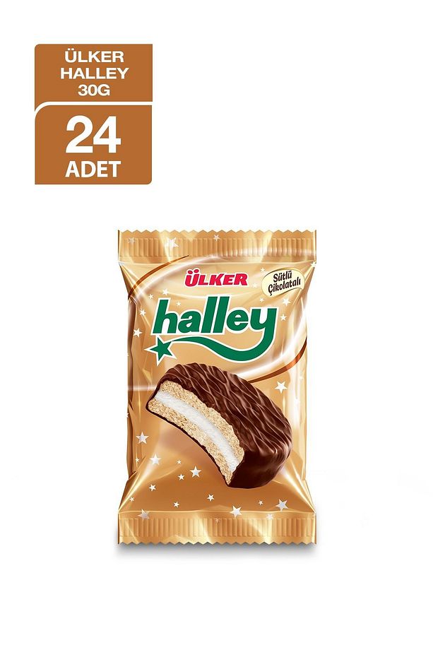 Halley Tekli Sandviç Bisküvi 30 gr - 1