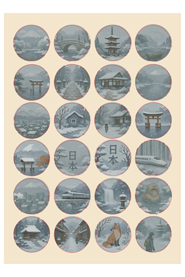 Seasons Sticker Seti - 4