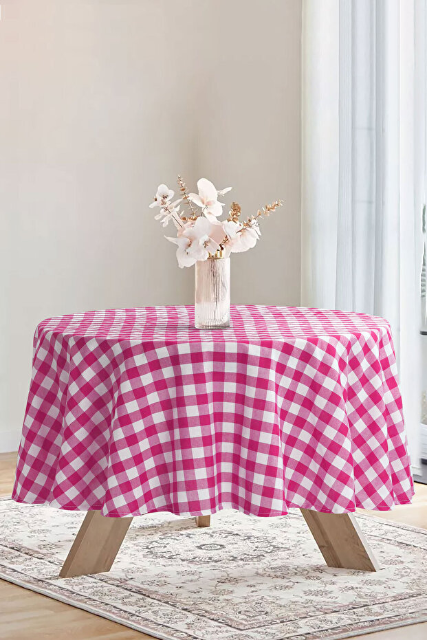 Pötikare Yuvarlak Büyük Kare Masa Örtüsü - 4