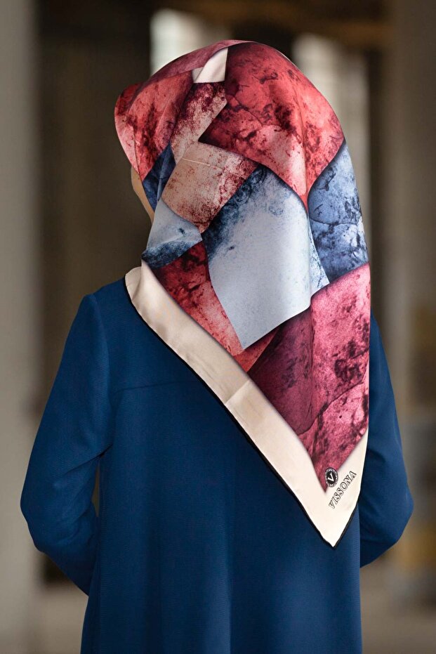 Twill Ipek Eşarp - 1