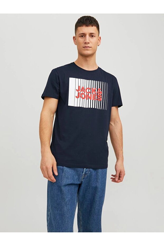 JACK JONES MEN'S T-SHIRT12233999Navy