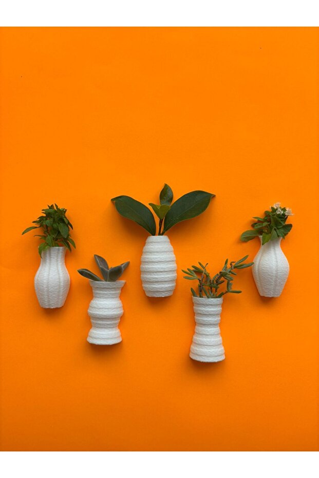 Fuzzy Mini Saksı Magnetli Set (5 ADET) - 3