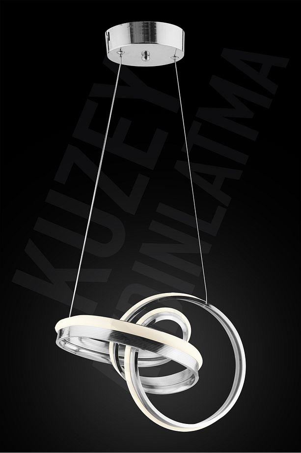 SONSUZ 2 li 3 RENKLİ LEDLİ KUMANDALI MODERN AVİZE - 6
