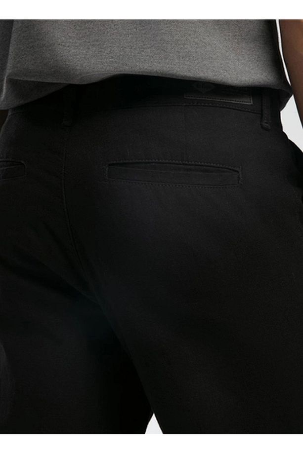 Normal Bel Regular Tapered Siyah Erkek Chino Pantolon 252 LCM 221005 ZARSE 1 SİYAH - 3