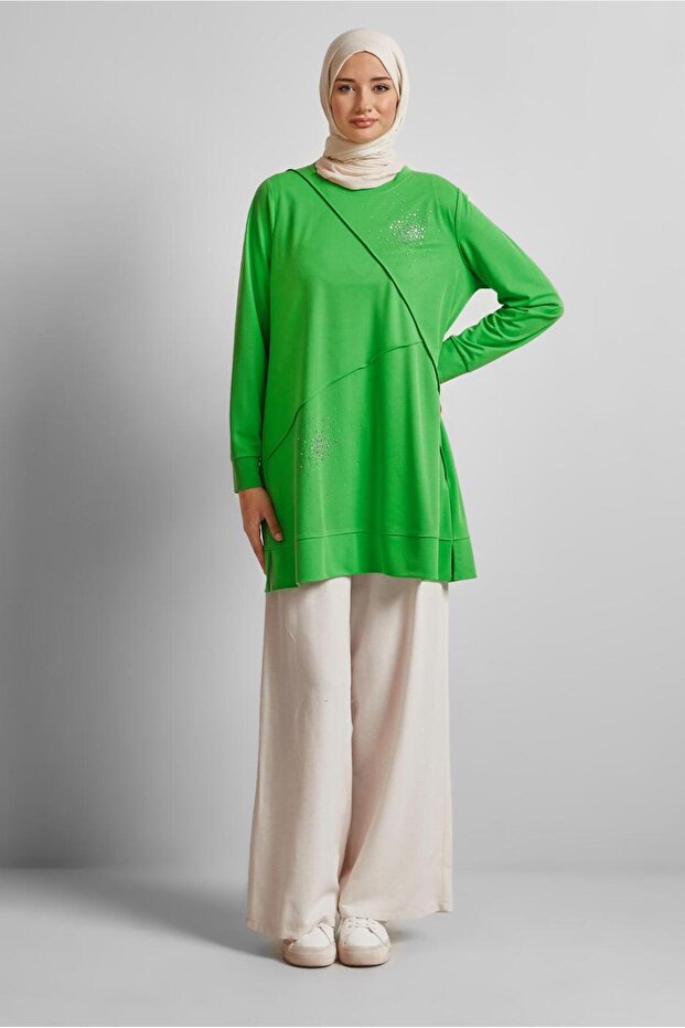 TAŞLI EŞOFMAN TUNİK 44764 - 2