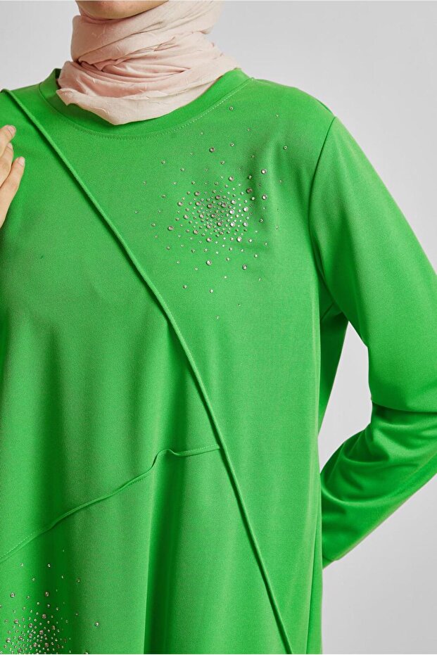 TAŞLI EŞOFMAN TUNİK 44764 - 3