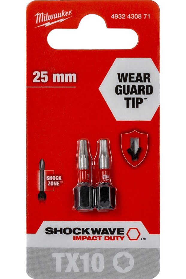 Biț Shockwave TX10 25mm 2 buc. (1) - 5