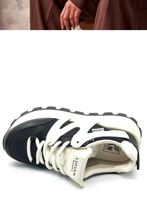 Kadın Sneaker Ayakkabı Siyah - 4