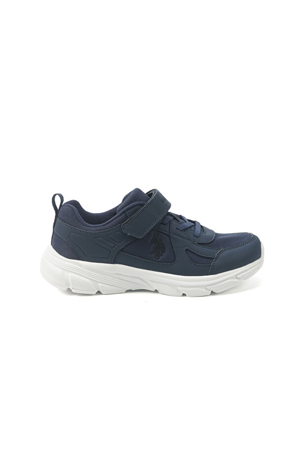 Kids' Blue Velcro Strap Sneakers – Comfy, Cushioned Sole for All-Day Play!