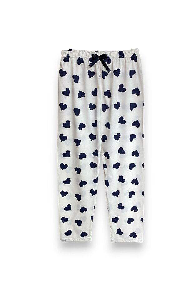 Women's Heart Cotton Elastic Comfortable Pajama Bottoms
