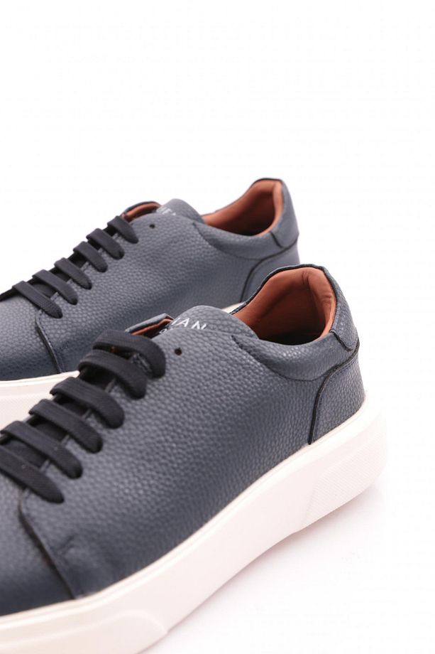 Tommy Erkek Deri Sneaker Ayakkabı - 5