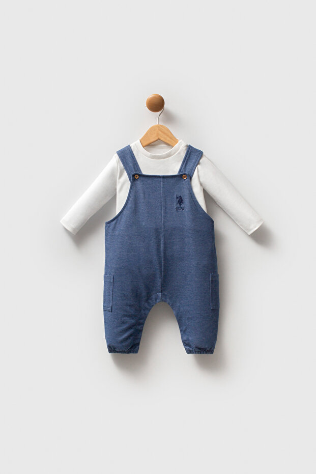 Licensed Baby Boy 2 Piece Salopet Jumpsuit