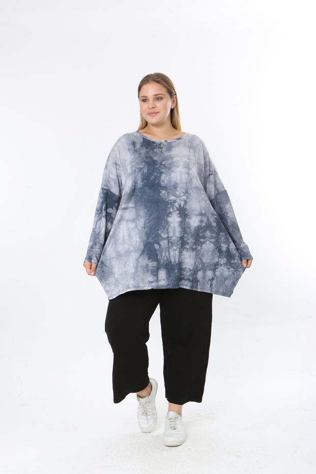 Women's Digital Print Plus Size Tunic
