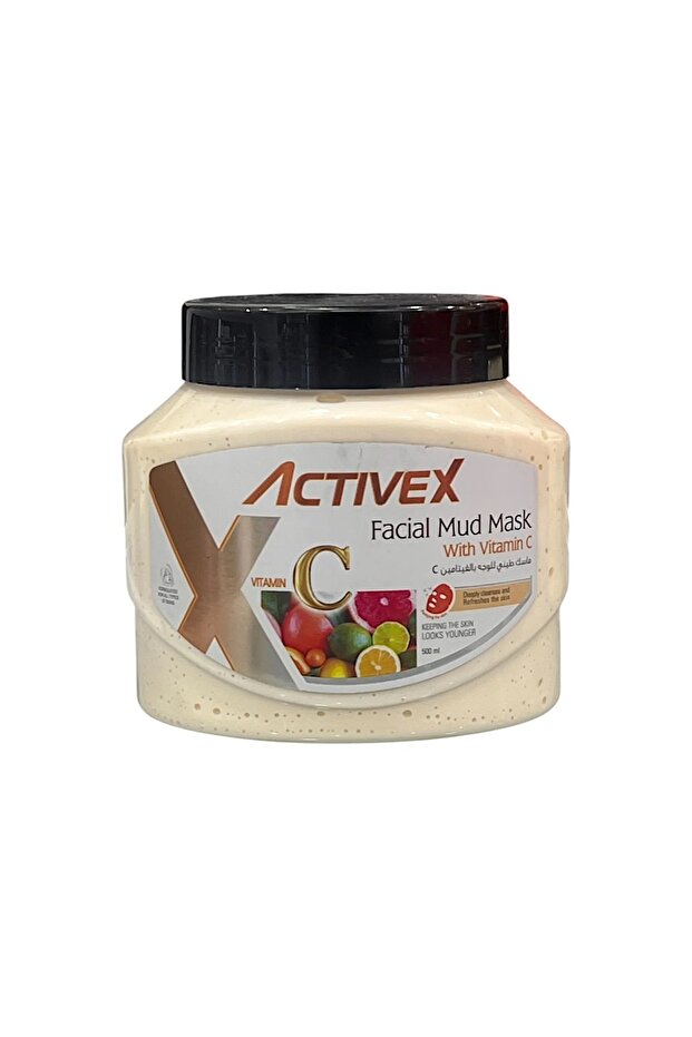 Active X Facial Mud Mask 500ml - Vitamen C