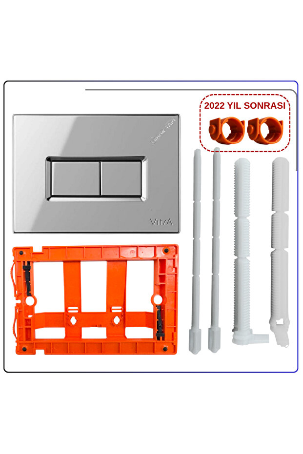 740-0680GR Kumanda Paneli Parlak Krom - 3