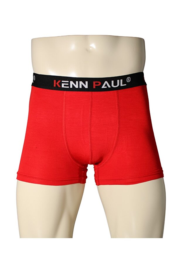 3 Pieces Premium Bamboo Red Men's Boxers